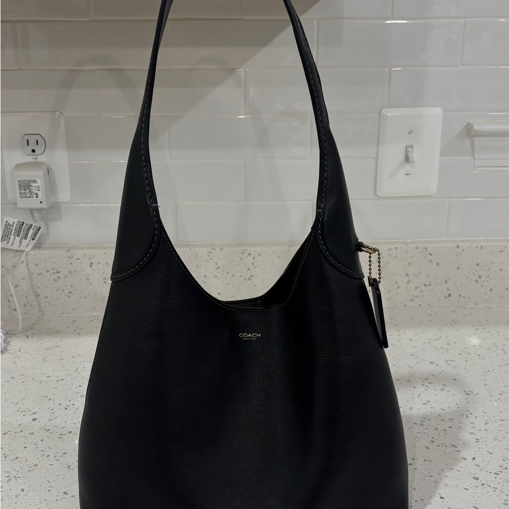 Coach Brooklyn Shoulder Bag 28 - Smooth Leather/Brass/Black